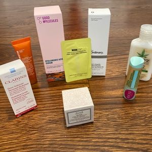 8-Piece Skincare Sampler with FULL SIZE Good Molecules and The Ordinary
